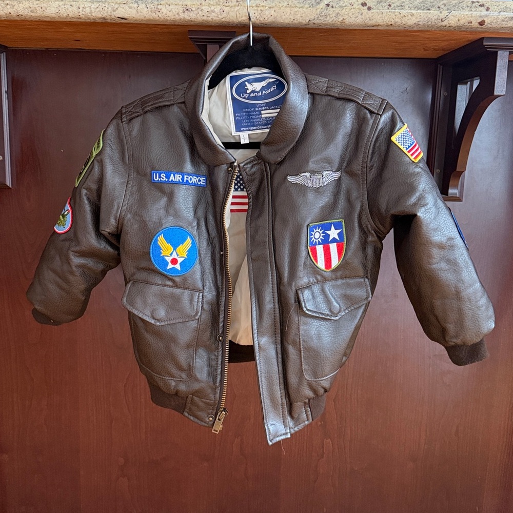 Up and Away Junior Bomber Jacket Size 7
